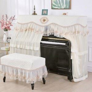 업라이트 피아노 커버 사이즈 엔틱 반커버 화이트 피아노커버 보호 방수커버