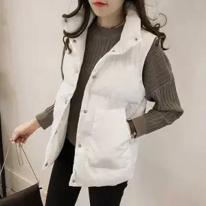 [하프클럽/]겨울코트 남자여자 캐주얼 커플 따뜻한 패딩조끼 데일리 베스트