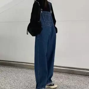 [하프클럽/]여성점프수트 여자 코디 봄패션 점프수트 멜빵바지 데님 청
