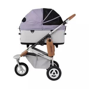 에어버기 돔3 바이올렛스톤 L 강아지 유모차