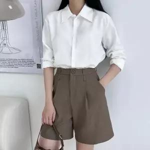 [하프클럽/]여름 면바지 여자반바지 면 신상 여름핫팬츠 핫팬츠