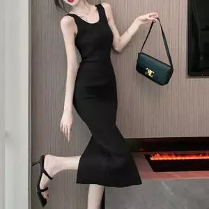 [하프클럽/셀러허브_여성트랜드패션]Rly 골지 민소매 니트 원피스 NM-0266