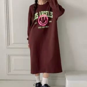 [하프클럽/셀러허브_여성트랜드패션]빅사이즈 511 동글스마일롱원피스 DLIV62