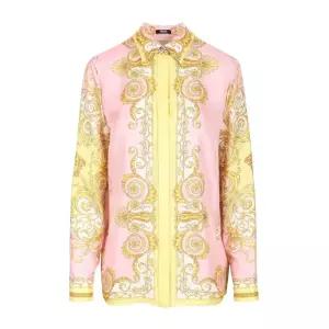 실크 트윌 프린트 슬림핏 셔츠 1001360 1A17165 5Y590