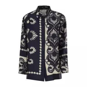 위켄드 실크 트윌 패치워크 셔츠 2615191011600 001