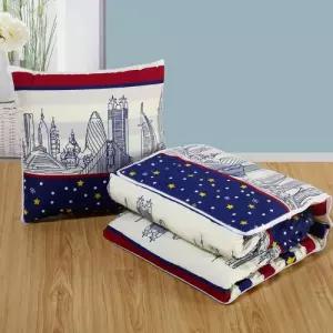 시티 라이트 쿠션담요 쿠션 기모담요