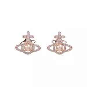 [비비안 웨스트우드] FW25 여성 올림피아 펄 이어링 6203007R G442