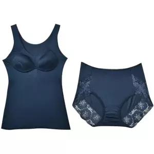 여성스러운 레이스 브라런닝 맥시팬티 세트