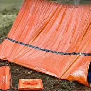 간편한 줄 여름 비상 텐트 방수 백패킹텐트 캠핑텐트 (WE969B1)