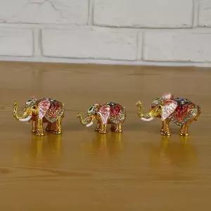 데일리데코 젠리아 코끼리 풍수인테리어 소품 3p 세트