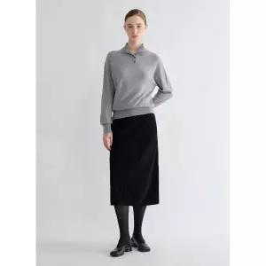 [롯데백화점]쉬즈미스 코듀로이 A라인 미디 스커트SWWSKO42810