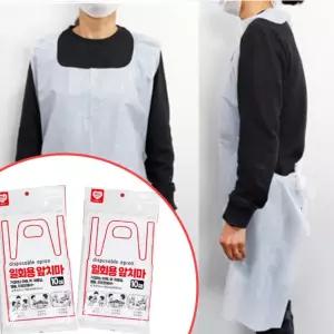 추천 앞치마 1회용 트렌드 10개 휴대용 일회용 비닐 실습 커버