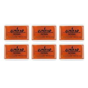 바이올린 로진, 라이트 로우 더스트 포뮬러, 6팩, 바이올린, 비올라, 첼로용, 현악기 액세서리 (6)