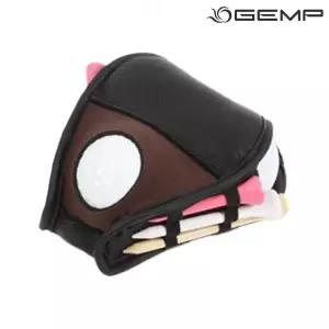 [골드스마일]HB-601 3구 골프 겜프 볼주머니 브라운