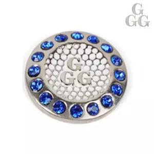 [골드스마일]G3 HM-702 큐빅 블루 골프 볼마커