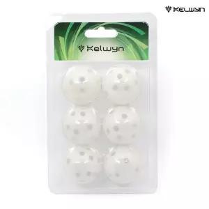 [골드스마일]6개입 구멍볼 플라스틱 골프공 켈윈