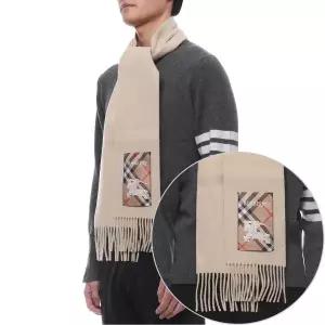 [버버리] 25FW 남성 EKD 캐시미어 머플러 (8103995 NUTMEG M 25F)