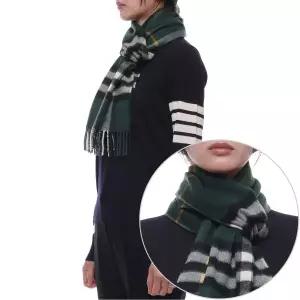 [버버리] 25FW 여성 체크 캐시미어 머플러 (8094653 DARK FERN GREEN W 25F)