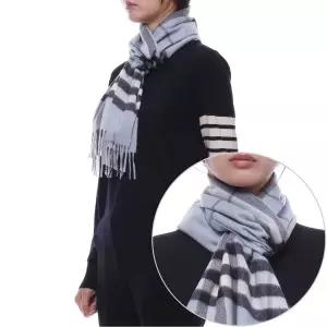 [버버리] 25FW 여성 체크 캐시미어 머플러 (8112636 BANK BLUE W 25F)