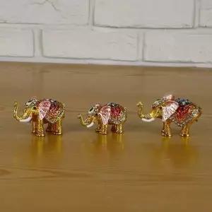 데일리데코 젠리아 코끼리 풍수인테리어 소품 3p 세트