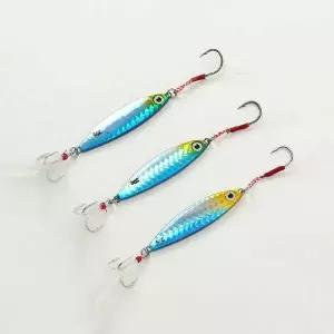 메탈 지그 3p세트 20g 블루 바이브 갈치 루어
