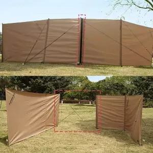 [콩심팥심]야외 바람막이 가림막 캠핑 사이드월 윈드스크린