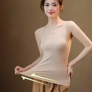 [신세계라이브쇼핑][옷자락] 여자 슬림핏 스판 캐미솔 심리스 나시 브라탑