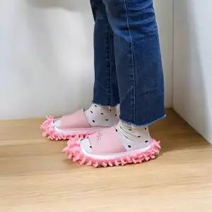 극세사 청소 슬리퍼 신발 덮개 걸레
