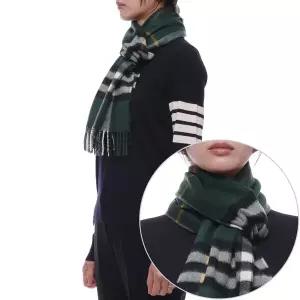 [버버리] 25FW 여성 체크 캐시미어 머플러 (8094653 DARK FERN GREEN W 25F)