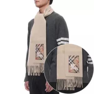 [버버리] 25FW 남성 EKD 캐시미어 머플러 (8103995 NUTMEG M 25F)