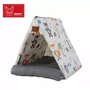 반려견 극세사 패션 하우스 아이보리캐릭터 치와와