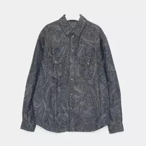 에트로 페이즐리 프린트 2포켓 데님 남성 셔츠 MRNE000199TTE15S9091