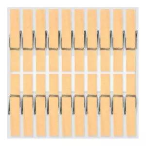 유니아트 1500 나무집게 대 원목 4.5cm 갑(10개입)