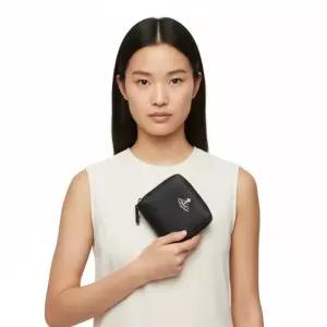 5107004JU S000D N403 비건 바이오그린 그레인 미디움 지퍼 반지갑