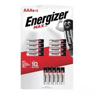 에너자이저 건전지 맥스 AAA 8+5 1개 리모컨 배터리 오래가는 다용도 에너지 티비 체중계 장난감전건지