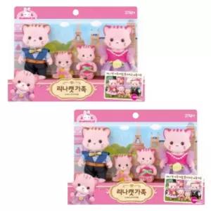 콩지래빗 인형놀이 리나캣가족 고양이인형 선물 X2