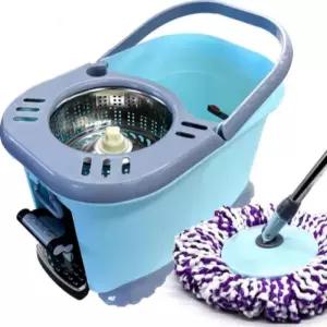 청소앤 회전 페달청소기 프리미엄 밀대+극세사걸레2장