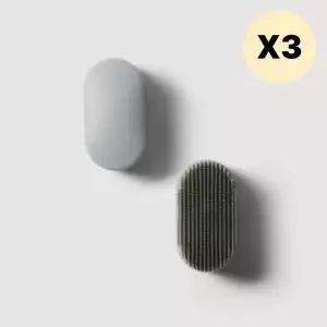 JAJU 자주 세탁솔 얼룩제거 미세모 신발 세척 2개입X3 BNS