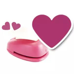 모양펀치 R-36 002 하트 펀칭기 미니 꾸미 카드꾸미 장식용 펀치 펀칭