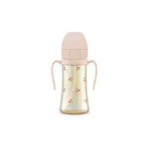 그로미미 유아 아기 빨대컵 어린이집 물병 핑크 300ml BNS