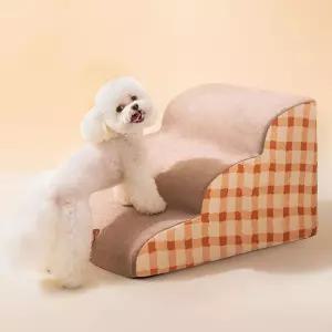 마프랜라떼 반려동물계단 견계단 실내 점프방지 강아지 소형 노견 2단 소파 스텝 침대 관절보호 안전 계단