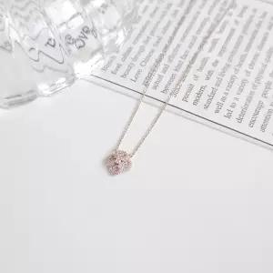 [오팔하우스]오팔하우스925Silver 크로바 큐빅 목걸이 OPMUN13202