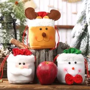 쓰러담아 크리스마스 선물 주머니 파우치 구디백 선물포장 간식포장 교회 유치원 어린이집 학교 단체