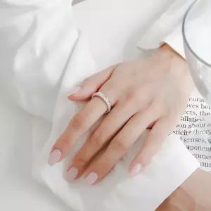 [오팔하우스]오팔하우스925Silver 큐빅 레이어드링 OPHER1181