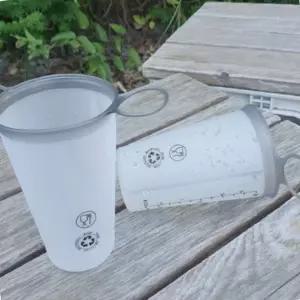 대형에코컵 캠핑 스포츠 안전소재 가벼운 휴대용 200ML스벅텀블러 스벅신상 튼튼한 고급스런 모던 심플한