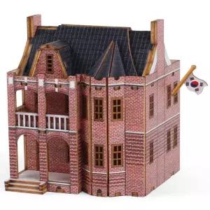 영공방 미니 대한민국 임시정부청사 상해 하비로 321호 (YA001)모형조립용품 만들기 만들기키트 어린이용