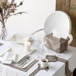 퓨어 티슈 케이스 2Color각 인테리어 커버 홈데코 가정용 사각 각커버