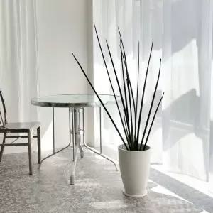 고강도 플라스틱 화분 가로줄무늬 미분 소 23x30cm꽃집 분배 인테리어 정원 원예 베란다 디자인 심플한 무