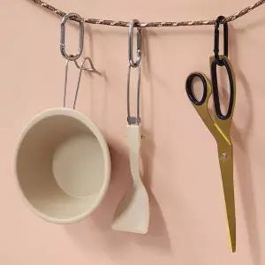 [셀러에이드]카라비너 키링 캠핑 등산 낚시 타원형