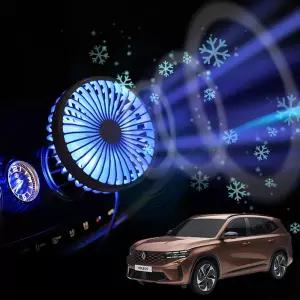 콜레오스 차량용 송풍구 호환 선풍기 시즌3운전 트럭 자동차팬 차량 자동차용 여름 USB 쿨링 용선풍기 카팬